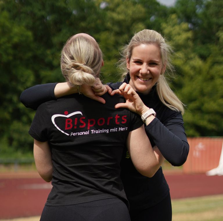 Birte beim Training